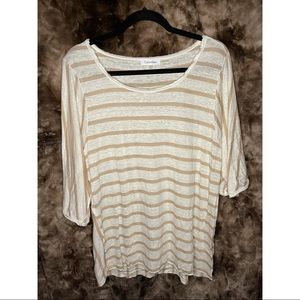 Calvin Klein 3/4 Sleeve - Large